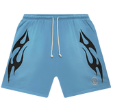 Hellstar shorts Baby Blue/Black